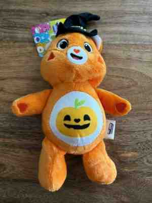 Care Bear Unlock the Magic Halloween Pumpkin Plush Pet Toy Trick Or Sweet 10-12