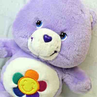 Care Bears Purple Harmony Star Buddy Teddy Bear Plush Stuffed Animal 2003 13