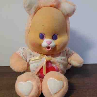 Vintage 1986 Kenner CARE BEAR COUSIN CUBS Proud Heart Cat with jacketÂ  RARE