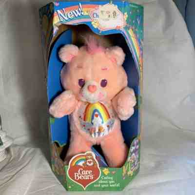 1991 Kenner CARE BEARS CHEER BEAR ENVIRONMENTAL CARING Stuffed Plush TOY w/ BOX