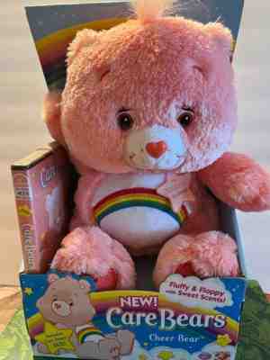 New 2005 Care Bears Cheer Bear Rainbow w DVD