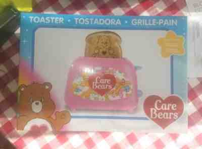 New 2022/2023 Care Bears Toaster Tenderheart Pink NIB Makes Bear-Stamped Toast!