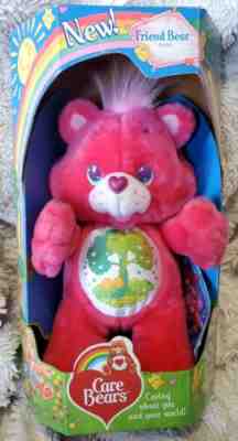 VINTAGE 1991 Enviromental Friend 12'' NEW IN BOX Plush Care Bears Tree Troll