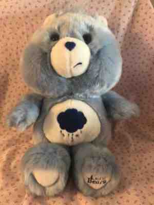 Gund Care Bears Grumpy Bear Plush Stuffed Animal Toy Blue Brown Eyes Vintageï¿¼