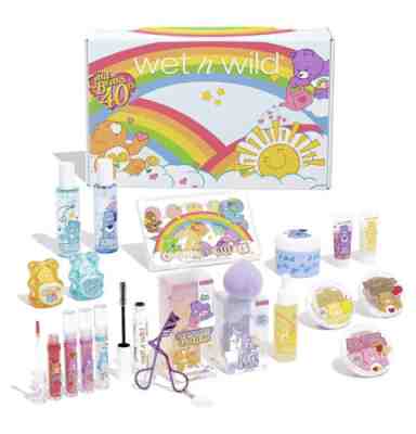 NEW Wet N Wild Care Bears Collection Cosmetics / Makeup Box Set-Limited Edition