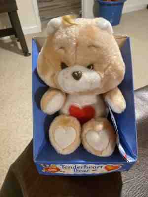 Care Bears Tenderheart Bear Plush Heart Kenner Vintage1983 Rare New in Box 60180