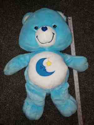 Care Bears Bedtime Bear 2002 Jumbo 28â? Blue Plush Moon Star Big Large