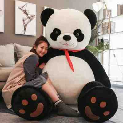 LARGE Soft Giant White Panda Bear Big Huge Kids Stuffed Animal Plush Toy Gift