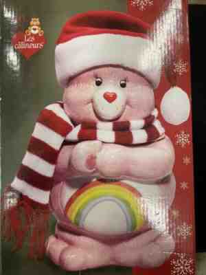 Care Bears Carlton Cards Christmas Collection Cheer Bear Cookie Jar 2004 In Box