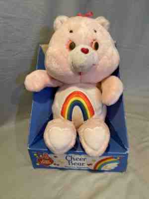 Care Bear â??CHEER BEARâ? Kenner Rainbow 18â?(Head To Toe) Plush 1983 Vintage W/box