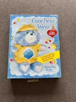 Care Bears - Care Bear Wear Rainy Day Slicker - Kenner Vintage 1982 NIB