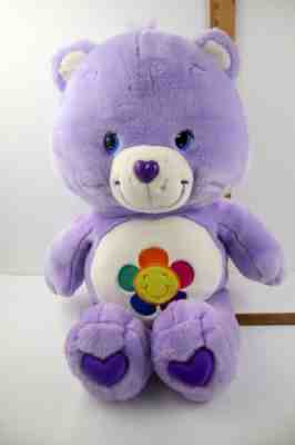 Care Bears Harmony Bear 2003 Jumbo 26â? Purple Plush