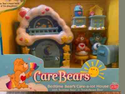 Vintage Care Bears Bedtime Bear's Care-a-lot House 2003 NIB