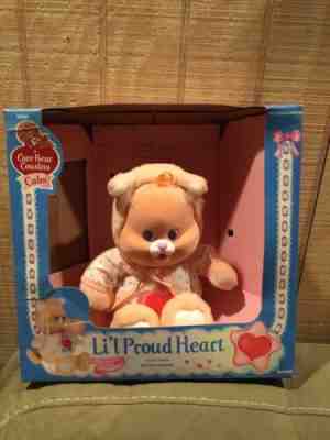 Vintage 1986 Kenner CARE BEAR COUSIN CUBS Proud Heart Cat w/BOX & GOWN