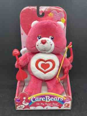 Care Bears All My Heart Bear Valentine ??s Day Pink Target Exclusive NEW 2005