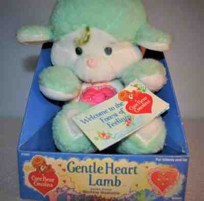 1980 vintage original Kenner Gentle Heart Lamb Carebear cousins 11' in box w/tag