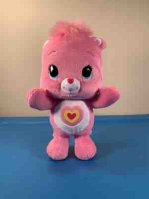 2012 Care Bears Wonder Heart Talking Bear Plush Pink Animated Dancing SEE VIDEO