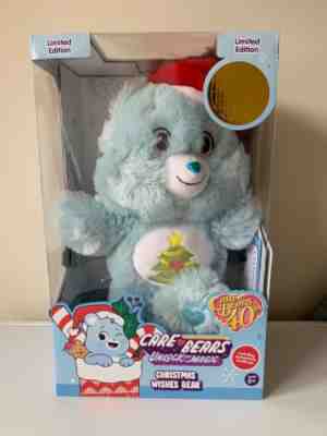 40th Anniversary Limited Edition 5000 CHRISTMAS WISHES Carebears Care Bear #0389