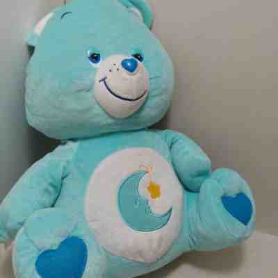 Large Care Bear Baby Blue Moon Bedtime Giant Plush Soft Toy - 56cm 22