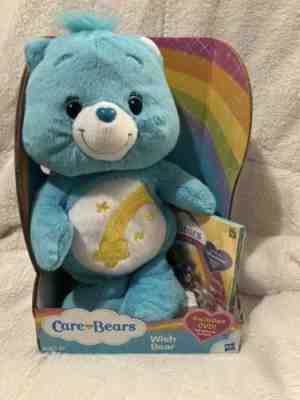 2012 Classic Collection Care Bear Wish Bear with DVD NIB