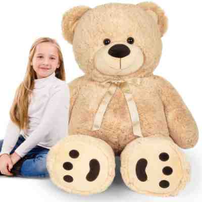 48'' 4 Feet Giant Teddy Bear Big Huge Stuffed Toy Valentine's Day Birthday Gift