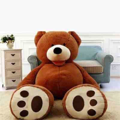 Giant Teddy Bear Big Plush Toy Huge Soft Toys Leather Shell
