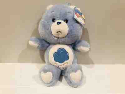 2002 Care Bears GRUMPY BEAR Cloud 13â? 20th Anniversary Plush w/Tag Blue Stuffed