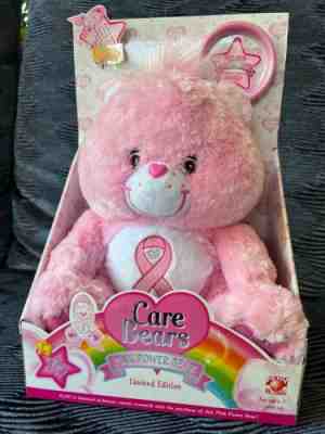 New PINK POWER CARE BEAR Breast Cancer Awareness 13