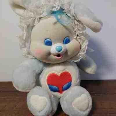 Vintage Care Bear Cousins Cub Swift Heart Rabbit Flocked Kenner Bonnet Bottle