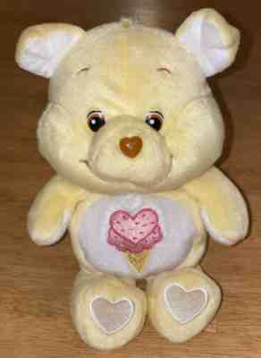 Care Bears Cousin TREAT HEART PIG 2004 Yellow Plush 8