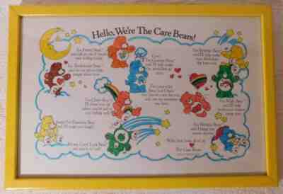 Vintage 1983 HELLO WE'RE THE CARE BEARS 19