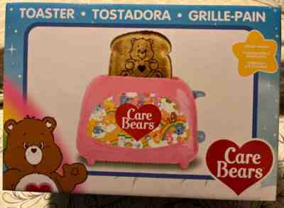 New in box Care Bears Toaster Tenderheart Pink NIB cute kawaii bear silhouette