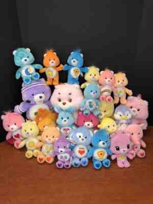 Lot Of 25 Care Bear Collection Plush Cousins Kenner Play Along Jakks Pacific