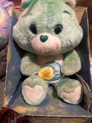 maverick error vintage bedtime care bear in box with tags. some damage see pics
