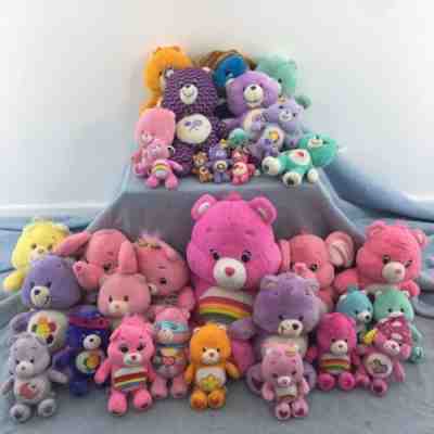 Modern LOT 30 Care Bears Colorful Plush Doll Toys Share Cheer Harmony TCFC Nanco