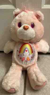 1980s Rare Pink Rainbow Ocean Water & Fish Carebear Collectable Vintage Pink EUC