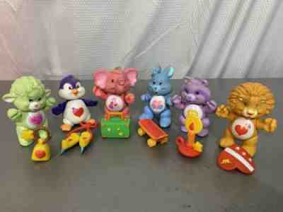 CARE BEARS Cousins Complete Set & Accessories 1980's Kenner Poseable PVC Figures