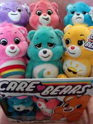 Care Bears Beanie ~ Funshine ~ Bedtime ~ Grumpy ~ Love A Lot ~ Cheer ~ Share 10