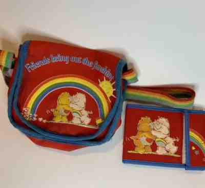 Vintage Care Bear Purse And Wallet