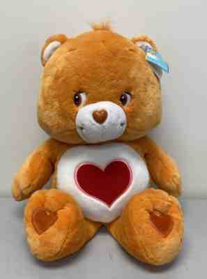 Vintage 2002 Retired Jumbo Tenderheart Care Bear Plush Stuffed 24