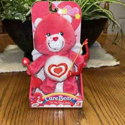 Care Bears All My Heart Bear Valentine ??s Day Pink Target Exclusive NEW 2005