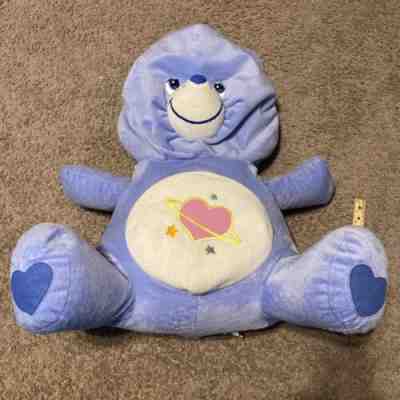 LARGE 25Inch + 2006 CareBear! Pink Heart! Slight Fading! Quality! ASIS! SEE