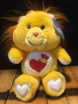 NWT 13â? 20th Anniversary Care Bears Cousin, Brave Heart Lion, Carlton Cards 2004