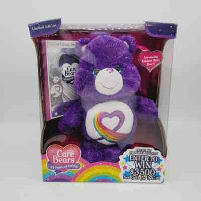 2017 Just Play | Care Bears Rainbow Heart Bear | 35th Anniversary Plush