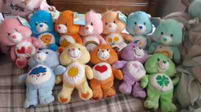 Vintage Care Bears 2002-2004 lot of 12