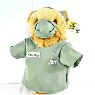 Care Flight Teddy Bear Surgeon Doctor in Scrubs Plush 30cm New Unsealed