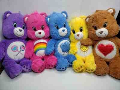 Care Bear Build-a-Bear Complete Collection All 5 Bears (SOLD TOGETHER)