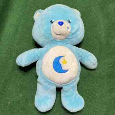 Vintage Care Bears Bedtime Bear 2002 Jumbo 28â? Blue Plush Moon Star Big Large