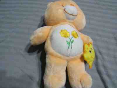 Vintage care bears dolls plush glow a lot yellow Friend Bear & starpal 2003/2004