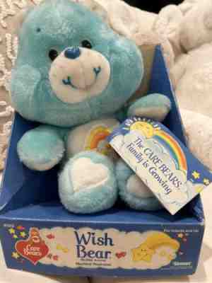 Care Bear wish kenner 80s vintage 1982 1983 1984 new in box with tag